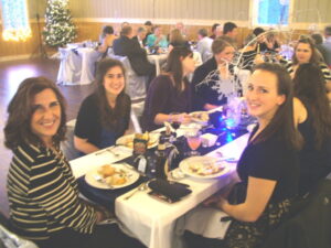 Dinner in the ballroom