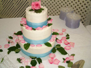 Rose Petal 3-tier Wedding Cake